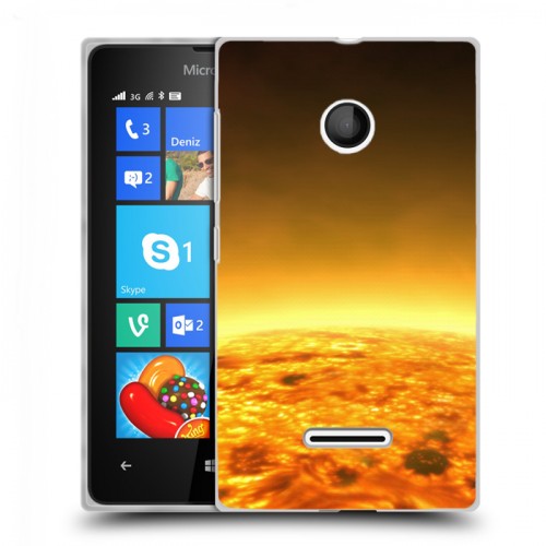 Дизайнерский пластиковый чехол для Microsoft Lumia 435 Солнце