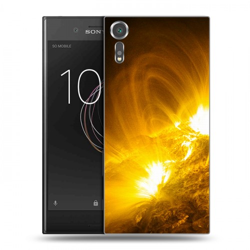 Дизайнерский пластиковый чехол для Sony Xperia XZs Солнце