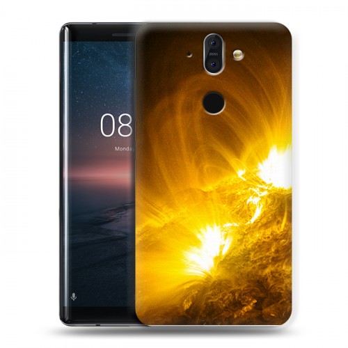 Дизайнерский пластиковый чехол для Nokia 8 Sirocco Солнце