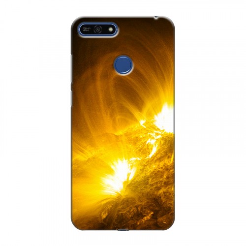 Дизайнерский силиконовый чехол для Huawei Honor 7A Pro Солнце