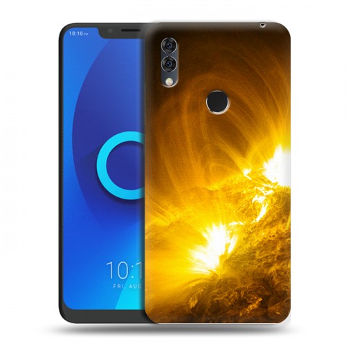 Дизайнерский силиконовый чехол для Alcatel 5V Солнце