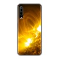 Дизайнерский силиконовый чехол для Huawei Y9s Солнце