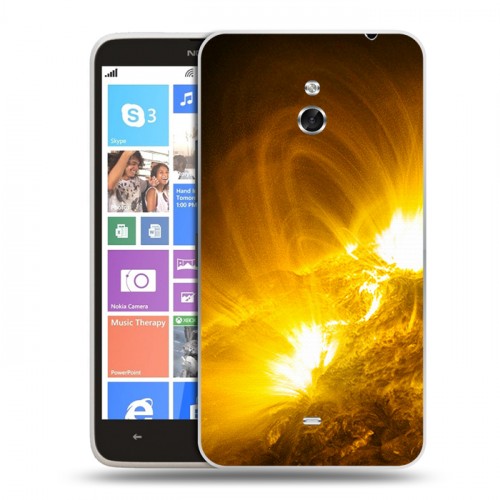 Дизайнерский пластиковый чехол для Nokia Lumia 1320 Солнце