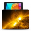 Дизайнерский силиконовый чехол для Samsung Galaxy Tab 4 10.1 Солнце