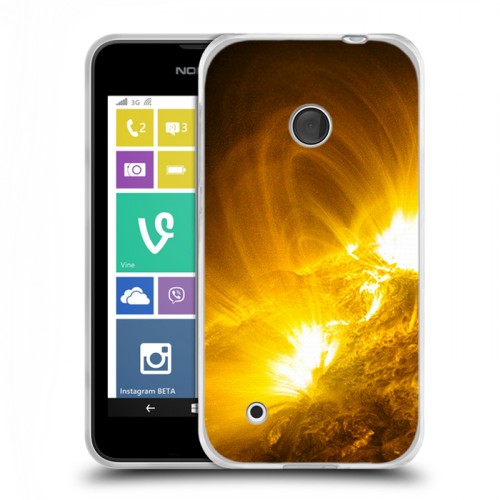 Дизайнерский пластиковый чехол для Nokia Lumia 530 Солнце