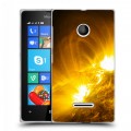 Дизайнерский пластиковый чехол для Microsoft Lumia 435 Солнце