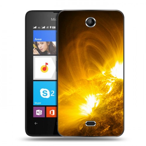 Дизайнерский силиконовый чехол для Microsoft Lumia 430 Dual SIM Солнце