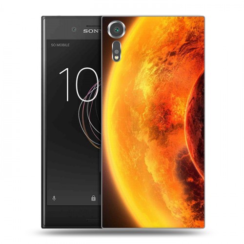 Дизайнерский пластиковый чехол для Sony Xperia XZs Солнце