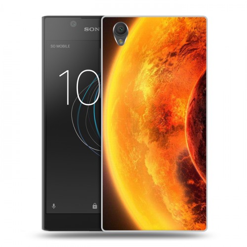 Дизайнерский пластиковый чехол для Sony Xperia L1 Солнце