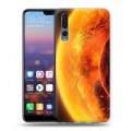 Дизайнерский силиконовый с усиленными углами чехол для Huawei P20 Pro Солнце