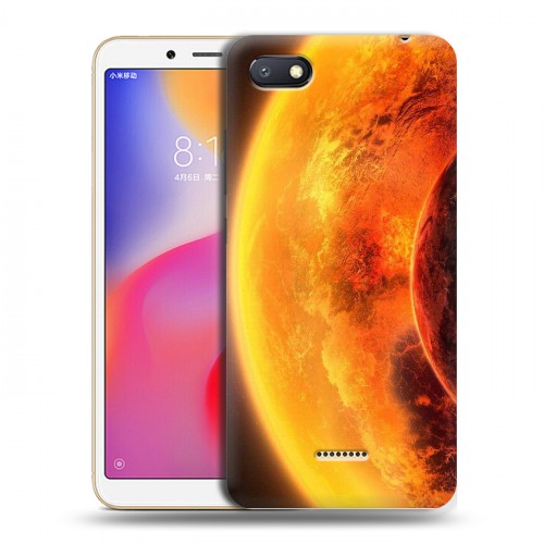 Дизайнерский пластиковый чехол для Xiaomi RedMi 6A Солнце