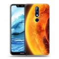 Дизайнерский пластиковый чехол для Nokia 5.1 Plus Солнце