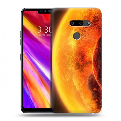 Дизайнерский пластиковый чехол для LG G8 ThinQ Солнце