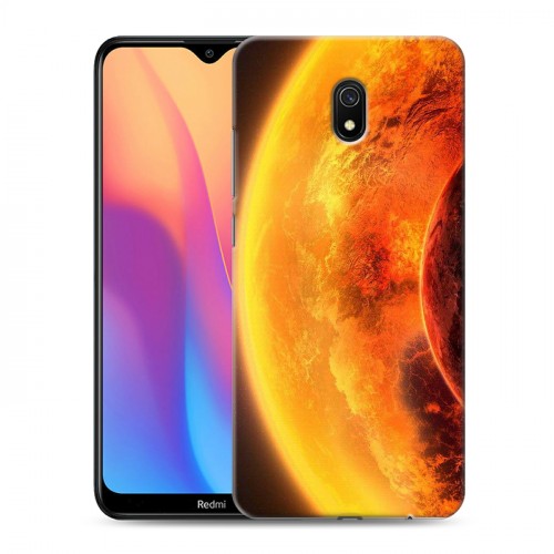 Дизайнерский силиконовый с усиленными углами чехол для Xiaomi RedMi 8A Солнце