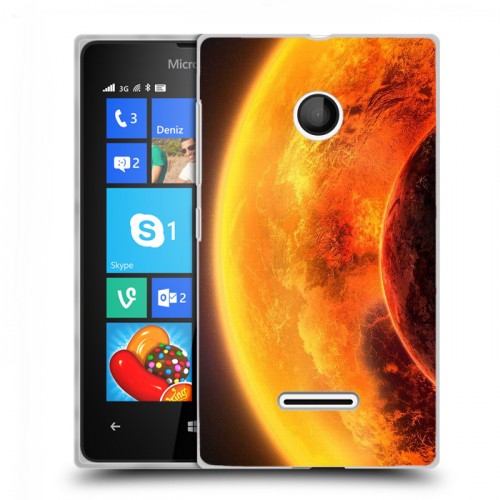 Дизайнерский пластиковый чехол для Microsoft Lumia 435 Солнце