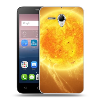 Дизайнерский силиконовый чехол для Alcatel One Touch POP 3 5.5 Солнце (на заказ)