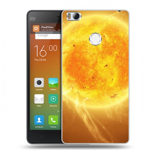 Дизайнерский пластиковый чехол для Xiaomi Mi4S Солнце
