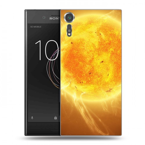 Дизайнерский пластиковый чехол для Sony Xperia XZs Солнце