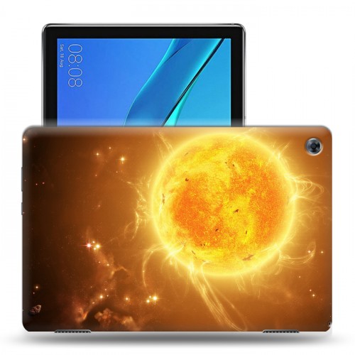 Дизайнерский силиконовый чехол для Huawei MediaPad M5 Lite Солнце