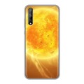 Дизайнерский силиконовый чехол для Huawei Y8p Солнце