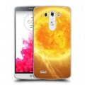 Дизайнерский пластиковый чехол для LG G3 (Dual-LTE) Солнце