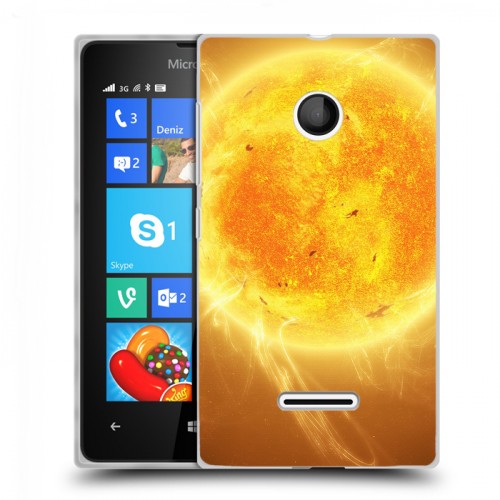 Дизайнерский пластиковый чехол для Microsoft Lumia 435 Солнце