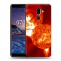 Дизайнерский пластиковый чехол для Nokia 7 Plus Солнце