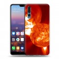 Дизайнерский силиконовый с усиленными углами чехол для Huawei P20 Pro Солнце