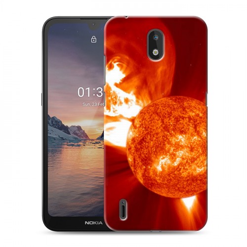 Дизайнерский силиконовый чехол для Nokia 1.3 Солнце