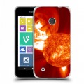 Дизайнерский пластиковый чехол для Nokia Lumia 530 Солнце