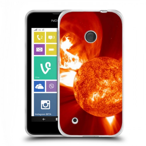 Дизайнерский пластиковый чехол для Nokia Lumia 530 Солнце