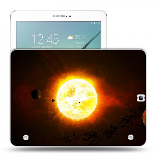 Дизайнерский силиконовый чехол для Samsung Galaxy Tab S2 9.7 Солнце