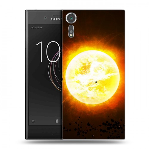 Дизайнерский пластиковый чехол для Sony Xperia XZs Солнце