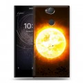 Дизайнерский силиконовый с усиленными углами чехол для Sony Xperia XA2 Солнце