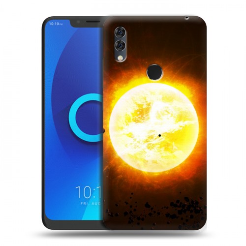 Дизайнерский силиконовый чехол для Alcatel 5V Солнце