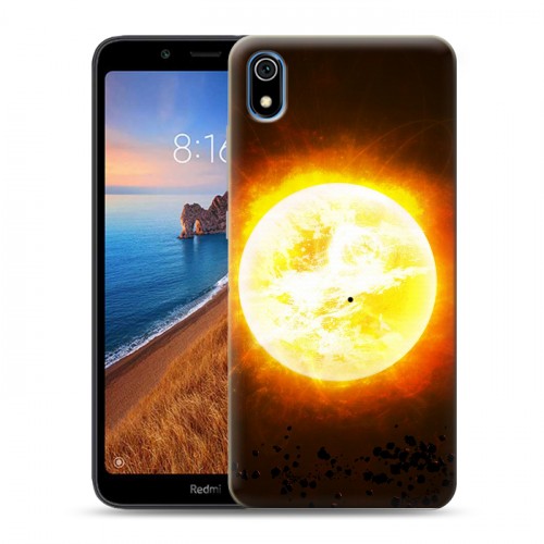 Дизайнерский силиконовый чехол для Xiaomi RedMi 7A Солнце