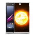 Дизайнерский пластиковый чехол для Sony Xperia Z Ultra  Солнце