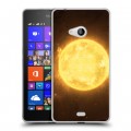 Дизайнерский пластиковый чехол для Microsoft Lumia 540 Солнце