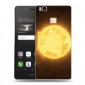 Дизайнерский пластиковый чехол для Huawei P9 Lite Солнце