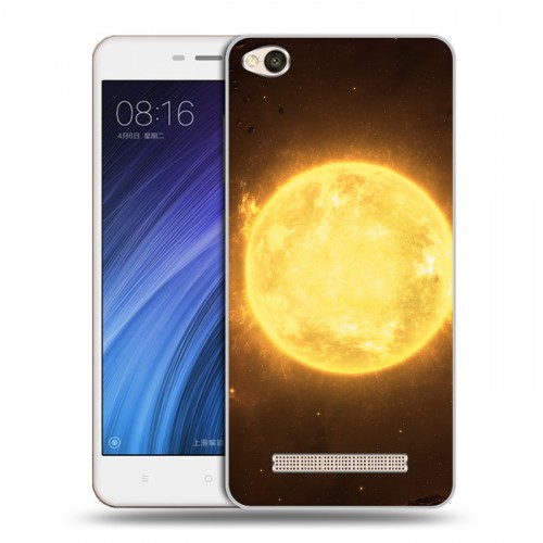 Дизайнерский силиконовый чехол для Xiaomi RedMi 4A Солнце