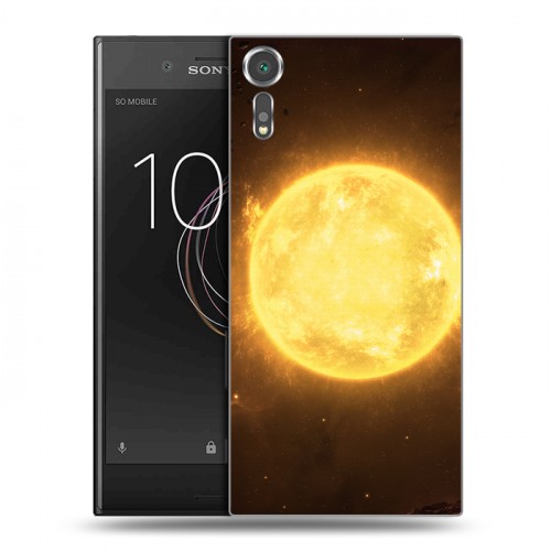 Дизайнерский пластиковый чехол для Sony Xperia XZs Солнце