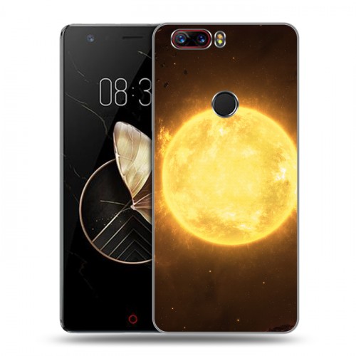 Дизайнерский пластиковый чехол для ZTE Nubia Z17 Солнце