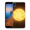 Дизайнерский силиконовый чехол для Xiaomi RedMi 7A Солнце