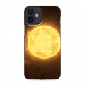 Дизайнерский силиконовый с усиленными углами чехол для Iphone 12 Mini Солнце