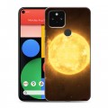 Дизайнерский пластиковый чехол для Google Pixel 5 Солнце