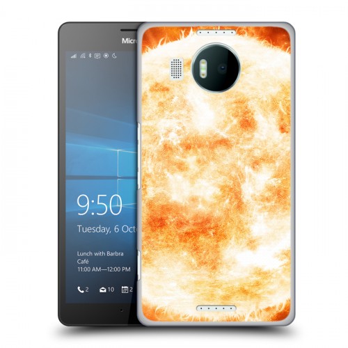 Дизайнерский пластиковый чехол для Microsoft Lumia 950 XL Солнце