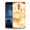 Дизайнерский пластиковый чехол для Nokia 8 Солнце