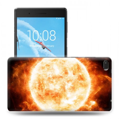 Дизайнерский силиконовый чехол для Lenovo Tab 4 7 Essential Солнце
