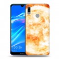 Дизайнерский пластиковый чехол для Huawei Y6 (2019) Солнце