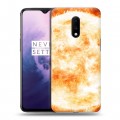 Дизайнерский пластиковый чехол для OnePlus 7 Солнце